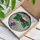Wine Enthusiasts' Glowing Tiffany Stained Glass Ruby Red Wine Glass Emerald Green Grapes Mosaic Stained Glass Suncatcher - 3
