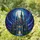 Fantasy Art Enthusiasts' Intricate Stained Glass Gothic Castle Lunar Cosmic Jewel Tone Mosaic Stained Glass Suncatcher - 1
