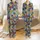 Cat Lovers' Playful Multi-Color Cartoon Cat Faces Block Mosaic with Teal Pink Purple Yellow Graffiti Accents Satin Pajamas Set - 1