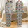Cat Lovers' Whimsical Rainbow Stacked Cartoon Cats Distressed Paw Print Art Satin Pajamas Set - 1