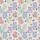 Animal Lovers' Cute Stylized Cartoon Forest Animals Seamless Pattern with Pastel Bears, Foxes, Rabbits on Heathered Light Grey Satin Pajamas Set - 4