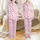 Pink Western Enthusiasts' Playful Pink & Hot Pink Cowgirl Boot Cactus Star Pattern Satin Pajamas Set - 1
