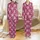 Cute Animal Lovers' Vibrant Hot Pink Flat 2D Cartoon Dairy Cow Rosy Cheeks Strawberry Moo Design Satin Pajamas Set - 1