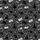 Humorous Cat Lovers' Dark Charcoal Grey Flat Black Cat Silhouette 'Nope Not Today' Scattered Pattern Satin Pajamas Set - 4