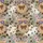 Highland Cow Lovers' Whimsical Fluffy Cow Purple-Blue Sunglasses Leopard Bow Muted Floral Khaki Spot Pattern Satin Pajamas Set - 4