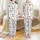 Whimsical Animal Lovers' Pure White Seamless Cute Cartoon Cow Pink Bows Rosy Cheeks & Hearts Jet Black Cowhide Pattern Satin Pajamas Set - 1