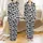 Modern Art Lovers' High-Contrast Monochrome Abstract Organic Pattern with Playful Cross Details Satin Pajamas Set - 1