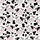 Playful Style Admirers' Black White Blush Pink Cartoon Cow Face Heart Pattern Satin Pajamas Set - 4