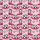 Pink Western Aesthetic's Cartoon Cow Print Cowboy Hat Boot Heart Repeat on Light Pink Hot Pink Satin Pajamas Set - 4