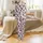 Whimsical Cartoon Cow Faces & Bubblegum Pink Spots Print Item Satin Pajamas Set - 2
