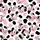 Whimsical Cartoon Cow Faces & Bubblegum Pink Spots Print Item Satin Pajamas Set - 4