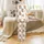 Baby Animal Lovers' Whimsical Tan Brown Sleeping Highland Cows Blue Plaid Cream Pattern Satin Pajamas Set - 3