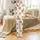 Baby Animal Lovers' Whimsical Tan Brown Sleeping Highland Cows Blue Plaid Cream Pattern Satin Pajamas Set - 2