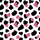 Modern Style Enthusiasts Playful White Black Bubblegum Pink Organic Cow Spot Amorphous Pattern Satin Pajamas Set - 4