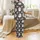 Kitten Lovers' Adorable Gray Fluffy Kittens Blue Eyes Pink Star Bow Seamless Pattern Dark Heather Gray Satin Pajamas Set - 3
