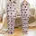 Whimsical Style Fans' Adorable Cartoon Light Pink Smiling Cow Black Spotted Milk Bottle Repeating Pattern Satin Pajamas Set - 1