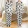 Cat Lovers' Whimsical Black Cartoon Cats Pink Bows Off-White Seamless Floral Dot Pattern Satin Pajamas Set - 1