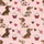 Dachshund Lovers' Whimsical Pink Dachshund Chocolate Piebald Sweet Hearts Cupcakes Pattern Satin Pajamas Set - 4