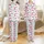Women's Whimsical Pink Cowgirl Boots, Cream Bull Skulls & Teal Cacti Seamless Western Pattern Satin Pajamas Set - 1