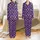 Western Style Aficionados' Whimsical Desert Royal Purple Coral Pink Cowboy Boots Cactus Steer Skull Pattern Satin Pajamas Set - 1