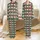 Christmas Lovers' Vibrant Red Plaid Flat Graphic Holiday Pattern with Santa Hats, Holly, Candy Canes, Gift Boxes Satin Pajamas Set - 1