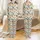 Desert Style Fan Playful Western Boots Hats Cacti Flowers Design Satin Pajamas Set - 1