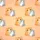 Kitten Lovers' Adorable Embracing Tabby Kitten Pairs Peach Grey Orange All-Over Pattern Satin Pajamas Set - 4