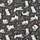 Women's Cat Lovers' Whimsical Hand-Drawn All-Over Black & White Cat Pattern Dusty Rose Text Satin Pajamas Set - 4