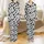 Contemporary Style Fans' Fluid Monochrome Irregular Organic Blob Pattern Satin Pajamas Set - 582o12q_e9