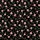 Women's Hand-Drawn Muted Pink Rose Black Long-Sleeve & Pants Sleep Set Satin Pajamas Set - 4
