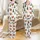 Highland Cow Lover's Whimsical Watercolor Pine Forest Wearable Art Satin Pajamas Set - 1