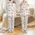 Highland Cow Mom Women's Whimsical Watercolor Cow & Rose Pattern Soft Poly-Spandex Pajamas Set Satin Pajamas Set - 1