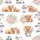 Highland Cow Mom Women's Whimsical Watercolor Cow & Rose Pattern Soft Poly-Spandex Pajamas Set Satin Pajamas Set - 4