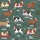 Country Christmas Pajama Top: Twelve Whimsical Cow Breeds Design - Farmhouse Family Matching Sleepwear Satin Pajamas Set - 4