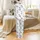 Women's Whimsical Dairy Cow: Funny Yoga Animal Pattern - Soft Polyester Sleep Set Satin Pajamas Set - 3