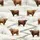 Unisex Highland Cow Pajamas: Nineties Retro Snowy Winter Scene Sleepwear Satin Pajamas Set - 4