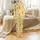 Women's Retro Cocktail AOP Satin Pajamas Set – Shaker, Glass & Fruit Bar Design Loungewear Satin Pajamas Set - 2