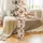 Western Family Matching: Jovial Cowboy Santa Horse & Longhorn Calf Festive Print Soft Cotton Blend Pajamas Satin Pajamas Set - 2