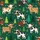 Christmas Cow Lovers Cotton Pajamas: Whimsical Highland, Holstein, Longhorn Holiday Pattern Satin Pajamas Set - 4