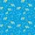 Family Lemon Yellow Turtle Cerulean Blue Aquatic Holiday Sleep Set Satin Pajamas Set - 4