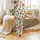 Rustic Christmas Pajamas: Highland Cow Holly & Snow Pattern Sleep Set Satin Pajamas Set - 2