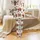 Country Christmas Pajamas: Santa Highland Cow Rustic Pattern Satin Pajamas Set - 2