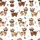 Whimsical Cow Christmas Pajamas Pattern: Cartoon Farm Animal Lights Sublimation Art Satin Pajamas Set - 4