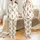 Festive Highland Cow Sleep Set: Watercolor Calves, Snowflake Sweaters & Winter Ornaments Satin Pajamas Set - 1