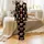 Western Coquette Highland Cow Pattern: Retro Christmas Santa Hat & Plaid Bow - Rustic Winter Design Satin Pajamas Set - 2