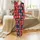 Family Personalized Photo Golden Retriever Pajama Set: Festive Santa Hat & Snowy Scene Sleepwear Satin Pajamas Set - 2