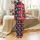 Family Personalized Photo Golden Retriever Pajama Set: Festive Santa Hat & Snowy Scene Sleepwear Satin Pajamas Set - 3
