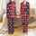 Family Personalized Photo Golden Retriever Pajama Set: Festive Santa Hat & Snowy Scene Sleepwear Satin Pajamas Set - 1
