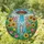 Cat Lovers' Whimsical Stained Glass Tabby Cat UFO Fantasy Floral Garden Mosaic Art Stained Glass Suncatcher - 1