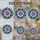 Art Lovers' Luminous Stained Glass Flower Lavender Violet Teal Frosted Clear Mosaic Design Stained Glass Suncatcher - 4
